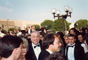 Ed McMahon has died. Ed is pictured in center of crowd.